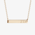 Zeta Tau Alpha Horizontal Bar Necklace