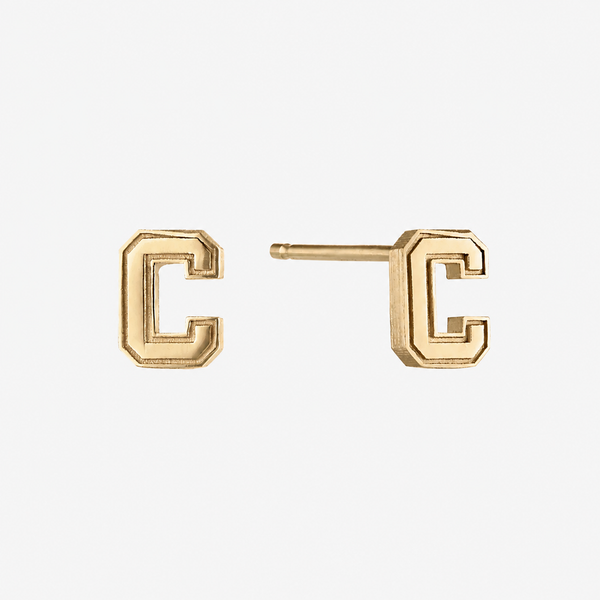 Cornell Logo Stud Earrings