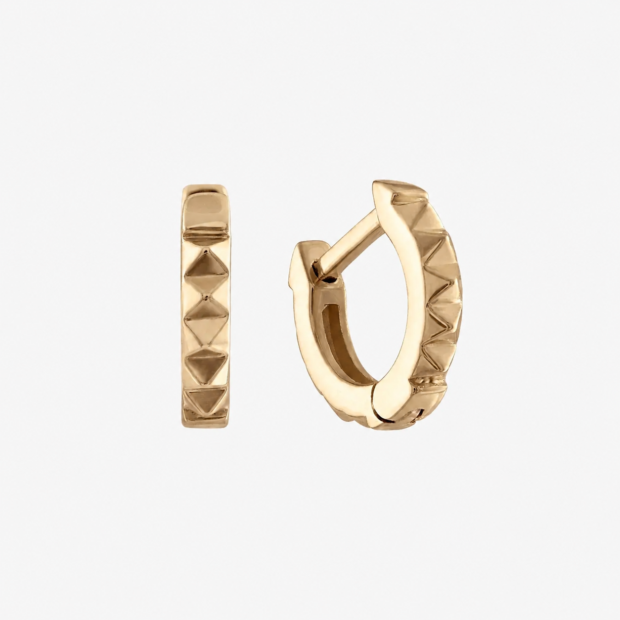Sunburst Hoop Earrings
