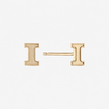 Illinois Logo Stud Earrings