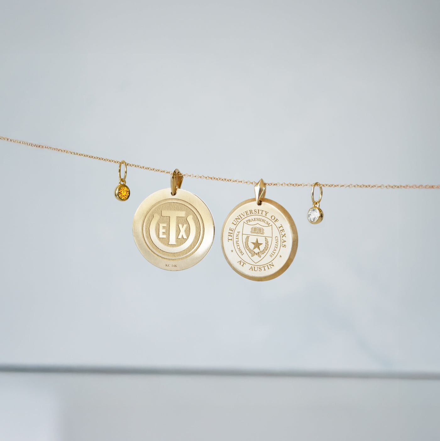 UT Seal Florentine Pendant