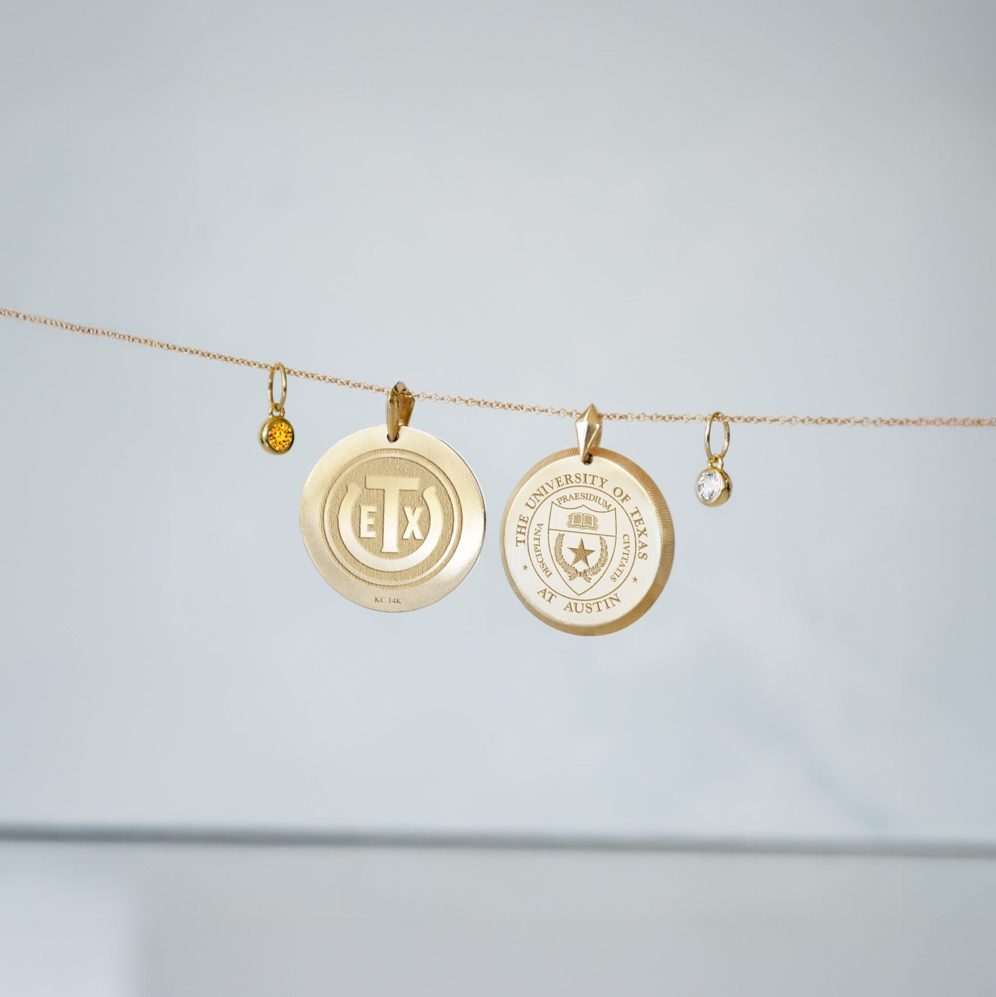 UT Seal Florentine Pendant