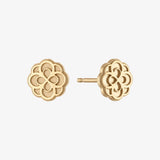 Alpha Omicron Pi Rose Stud Earrings