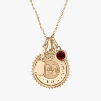 Mississippi State Cowbell Charm Sunburst Bundle