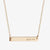 Texas A&M Gig 'Em Horizontal Bar Necklace