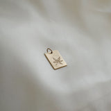 Ohio State Limited Edition 2024 Championship Buckeye Pendant letdown shown in gold