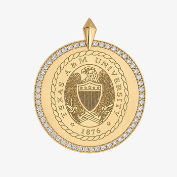 Texas A&M Diamond Florentine Pendant