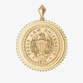 Texas A&M Aggie Ring Crest Pendant