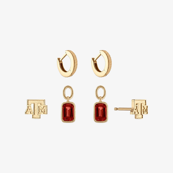 Texas A&M Logo Florentine Earring Bundle