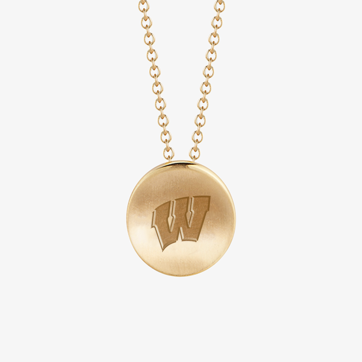Wisconsin Logo Necklace