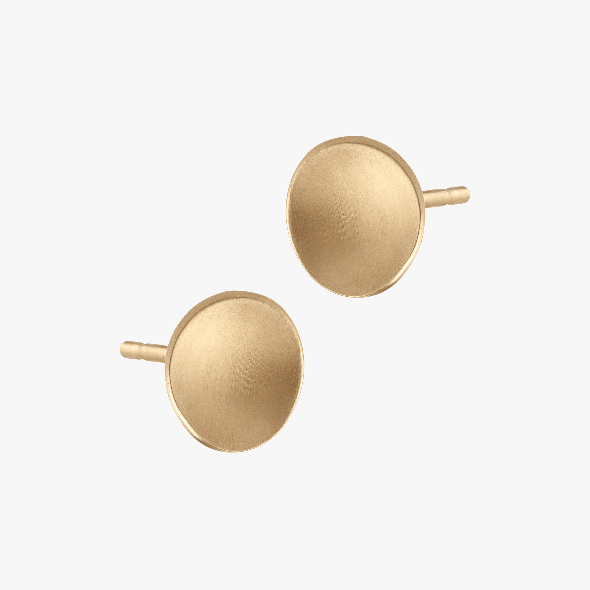 Gold Plated Pearl Studs | Stud Earrings with Freshwater Pearls