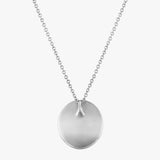 Back of Custom Organic Necklace in Sterling Silver