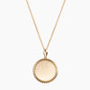Custom Sunburst Necklace in Cavan Gold and 14K Gold