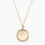 Custom Sunburst Necklace in Cavan Gold and 14K Gold