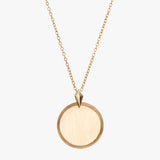 Custom Florentine Necklace Petite in Cavan Gold and 14K Gold