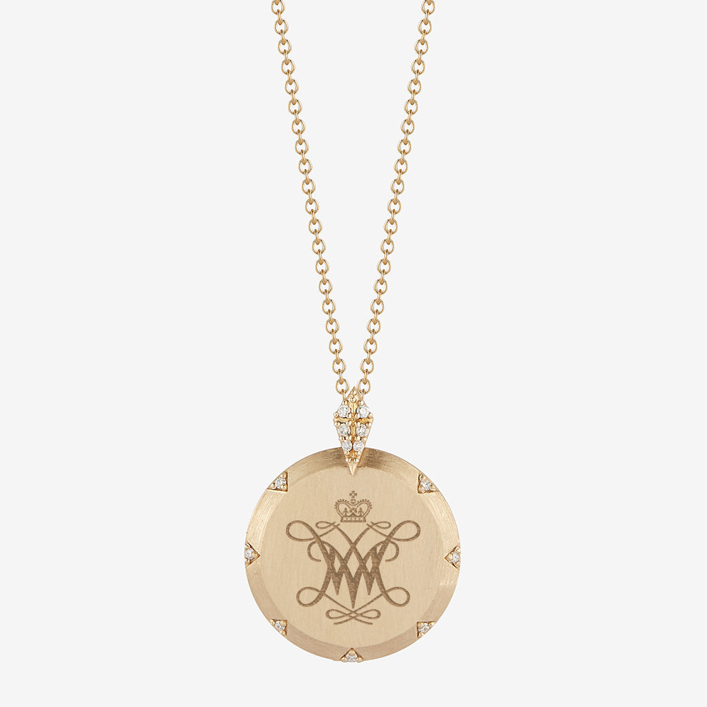 William and Mary 7-Point Diamond Necklace