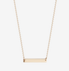Personalized Horizontal Bar Necklace