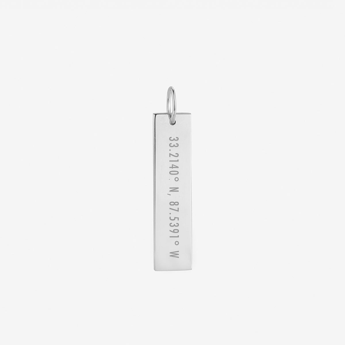 University of Alabama Campus Coordinates Layering Bar Necklace