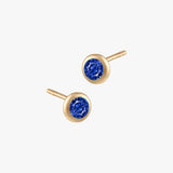 Sapphire Bezel Studs