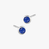 Sapphire Bezel Studs