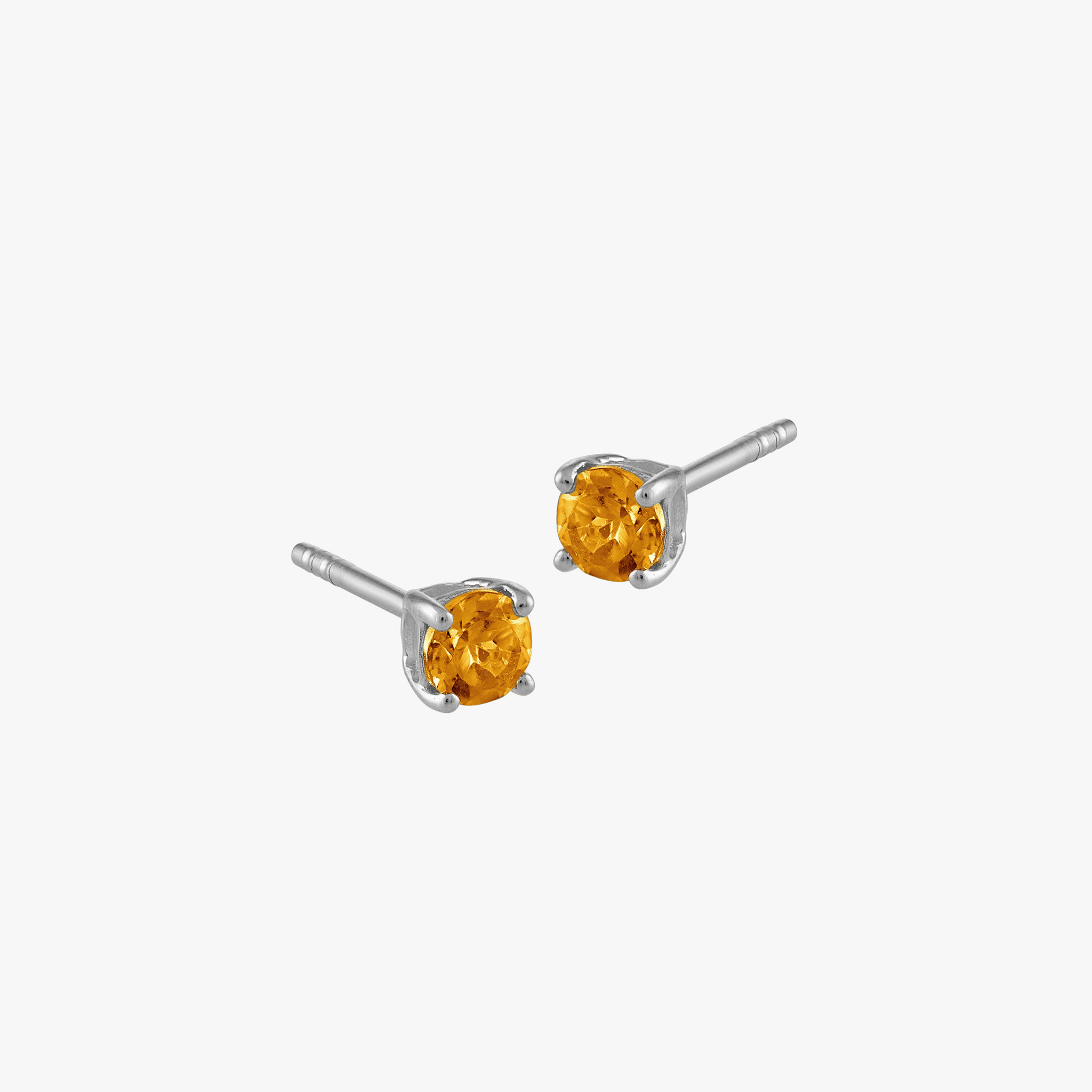 Citrine Stud Earrings