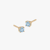 Aquamarine Stud Earrings