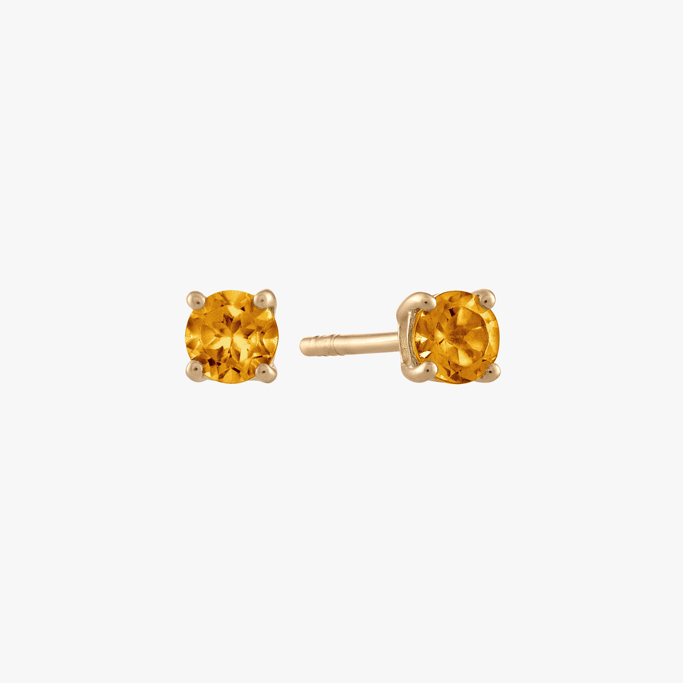 Citrine Stud Earring - Main Image