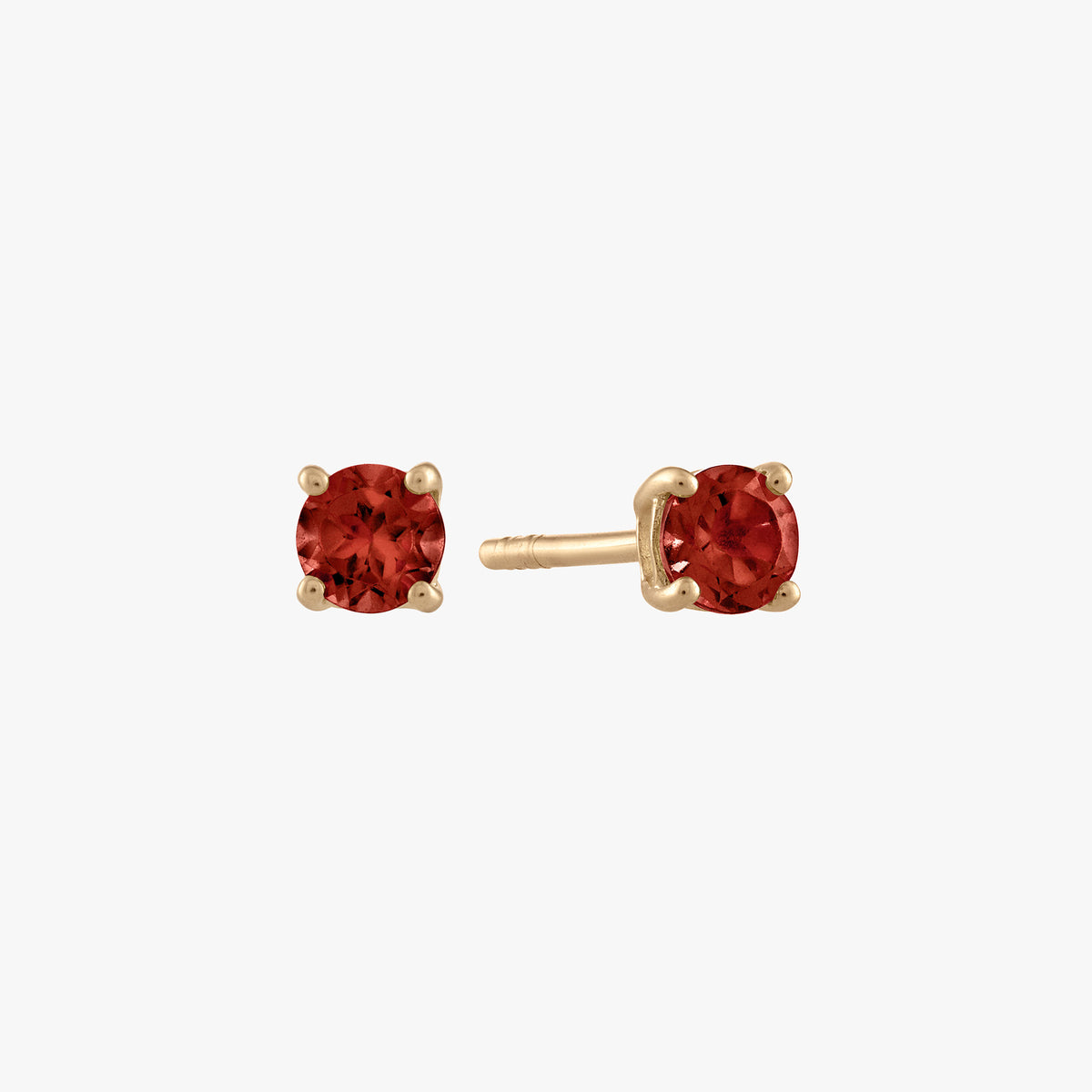 Garnet Stud Earrings