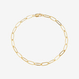 Gold Large Link Chain Bracelet