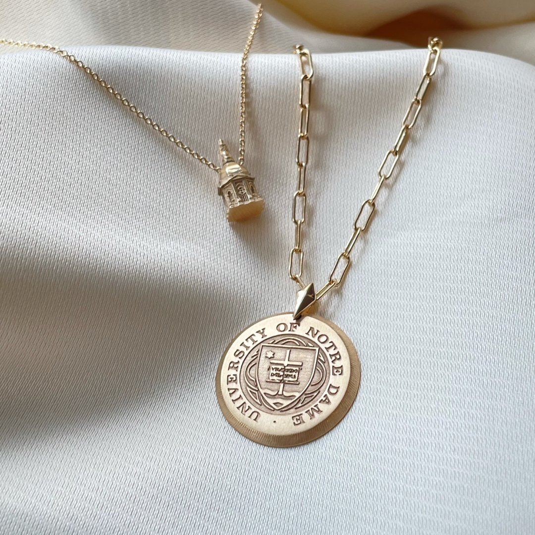 Notre Dame Florentine Pendant