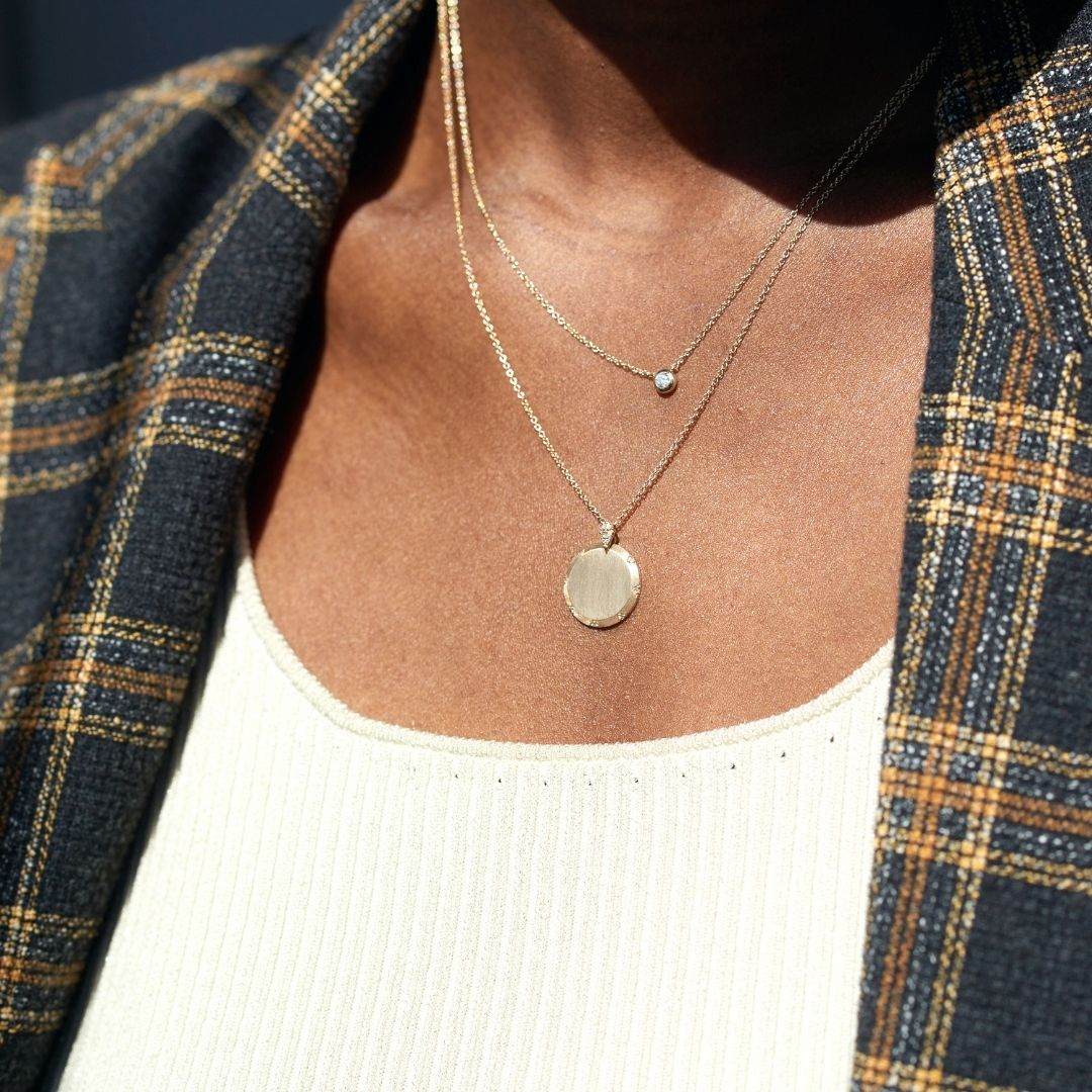 Dartmouth 7-Point Diamond Necklace