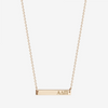 Alpha Delta Pi Horizontal Bar Necklace in Cavan Gold and 14K Gold