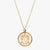 Gold Alpha Gamma Delta Florentine Necklace Petite