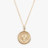 14K Gold and Cavan Gold University of Alabama Sunburst Necklace