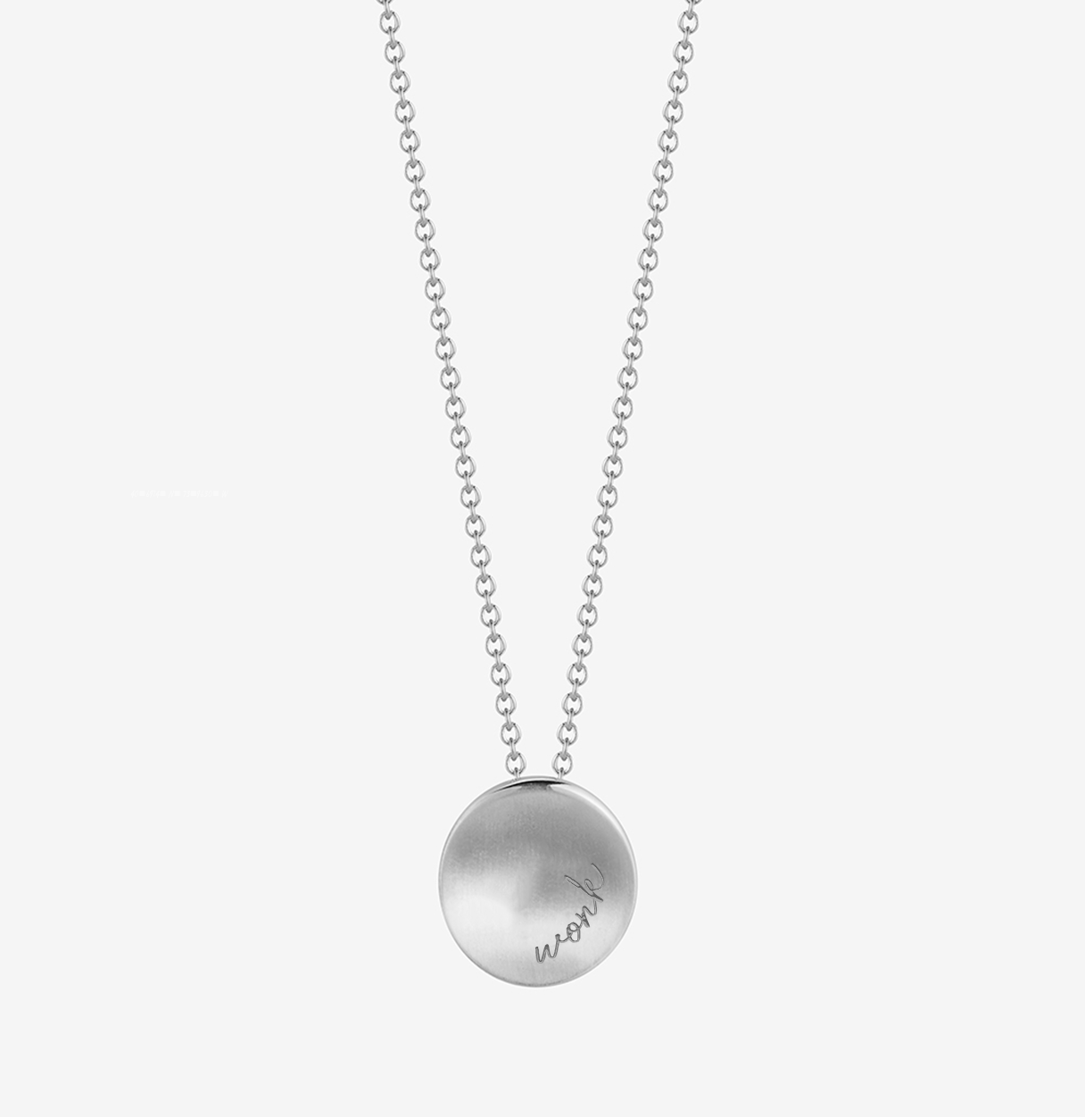 American Wonk Necklace Sterling Silver