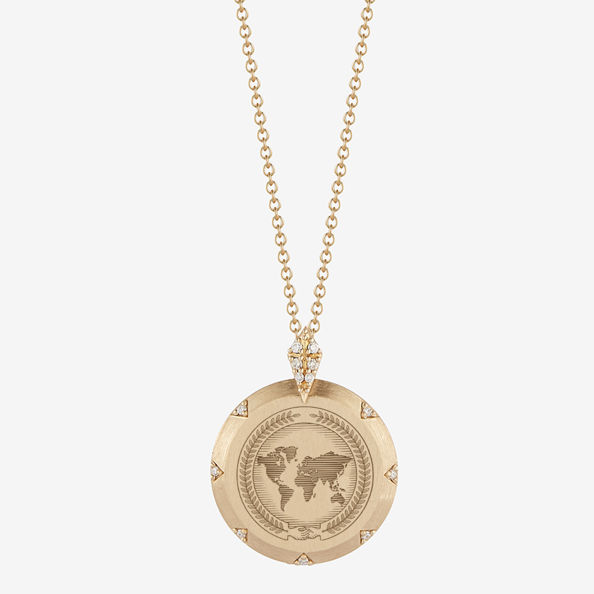 American 7-Point Diamond Pendant
