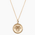 West Point Sunburst Crest Necklace Gold