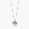 Alpha Sigma Tau Letters Necklace Petite in Sterling Silver