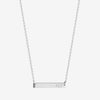 Alpha Sigma Tau Horizontal Bar Necklace in Sterling Silver