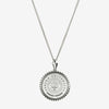Silver Auburn Sunburst Crest Necklace