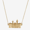 Gold Auburn Samford Hall Necklace