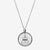 Sterling Silver Gold Florentine Necklace Petite