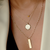 LSU 7-Point Diamond Necklace