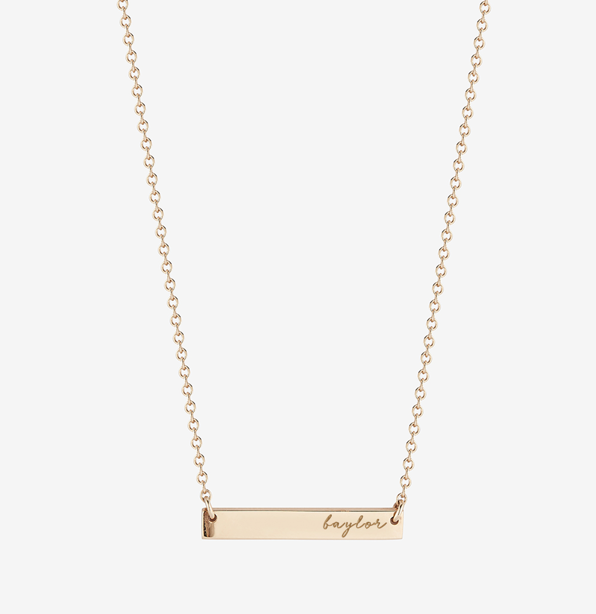 Baylor Horizontal Bar Necklace