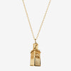 Gold Brown Carrie Tower Necklace