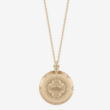 Boston University Gold Diamond Necklace