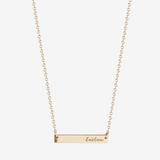 BU Horizontal Bar Necklace