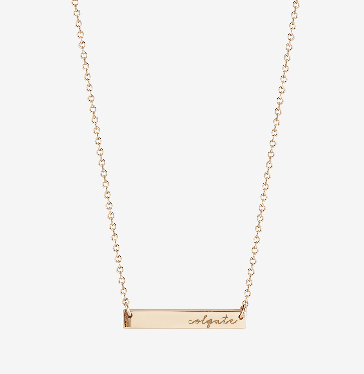 Colgate Horizontal Bar Necklace