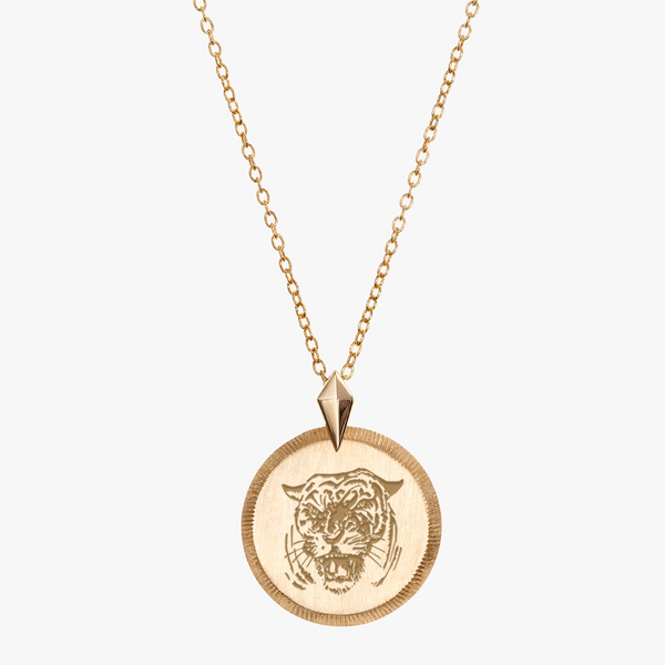 Clemson Vintage Tiger Necklace Petite