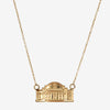Gold Columbia Low Memorial Library Necklace